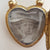 15k Gold Rare Foliate Chased Heart Shaped Picture Locket Antique Victorian circa 1870