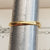 18k Gold Diamond Donut Lasso Ring Size U.K M Vintage London circa 1980