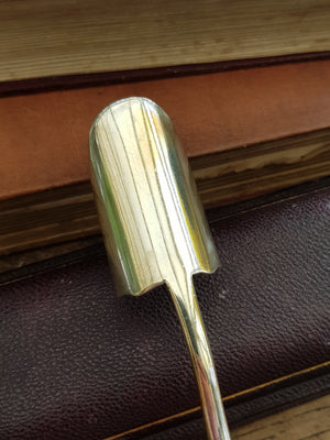 Superb Sterling Silver Stilton Scoop In Original Box Antique Sheffield circa 1873