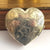 Sterling Silver Love Heart Shaped Floral Detail Trinket Box Vintage London circa 1990