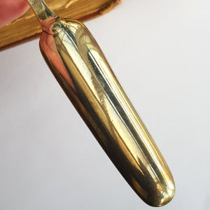 Rare Sterling Silver Marrow Scoop Low Mark Antique Georgian London circa 1799