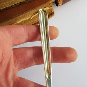 Rare Sterling Silver Marrow Scoop Low Mark Antique Georgian London circa 1799