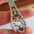 Sterling Silver Dog Nose Rat Tailed Chrysanthemum Pierced Sifter Spoon Antique Sheffield circa 1912