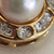 14k Gold & Pearl Beaded Bracelet With Diamond & Pearl Set Clasp Vintage Catherine Cockerell circa 1960's