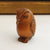 Japanese Hand Carved Fruitwood Netsuke Figure Of An Owl Antique Meiji circa 1880