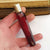 Superb Cut Ruby Glass Sterling Silver Mounted Scent Bottle Antique Birmingham circa 1897