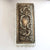Sterling Silver Repousse Lidded Cut Glass Trinket Box Antique Birmingham circa 1900