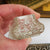 Sterling Silver Repousse Lidded Cut Glass Trinket Box Antique Birmingham circa 1900