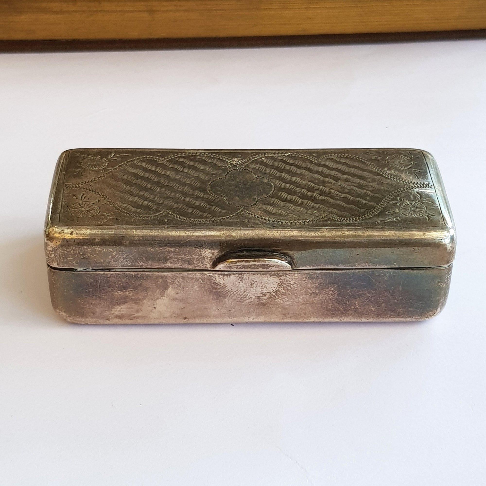 Rare Austria Hungary Nickel Silver Box A. Schoeller Berndorf Antique circa 1860