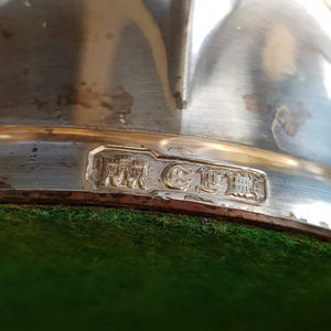 Large Silver Plated Copper Old Sheffield Plate Bacchanalian Theme Bottle Coaster Antique circa 1830s