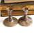 Sterling Silver Pair Of Candle Sticks Vintage Birmingham Circa 1960