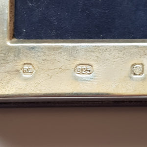Sterling Silver Squared Photograph Picture Frame Vintage Sheffield Circa 2003