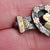 Sterling Silver And Gold Accented Love Heart Brooch Antique Birmingham circa 1893