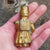 French Gilded Spelter Toothpick Holder As Napoleonic Legionary Antique circa 1900