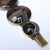 Artisan Jeweller Made Gilt Metal Banded Agate Cabochon Panel Bracelet Antique Victorian Circa 1880