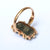 Rare Moss Agate And Old Cut Diamond Set Ring Size UK N 1/2 Antique Victorian circa 1870's