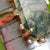Rare Moss Agate And Old Cut Diamond Set Ring Size UK N 1/2 Antique Victorian circa 1870's
