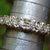 9k Gold Half Eternity 7 Stone Diamond Ring Size UK N Vintage London Circa 1977