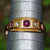 15k Gold Ruby And Diamond Ring Size UK P 1/2 Antique Birmingham Circa 1895
