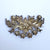 Sterling Silver Mine Cut Diamond Set Chase Detailed Large Flower Brooch Antique Georgian Circa 1810