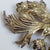 Sterling Silver Mine Cut Diamond Set Chase Detailed Large Flower Brooch Antique Georgian Circa 1810