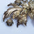 Sterling Silver Mine Cut Diamond Set Chase Detailed Large Flower Brooch Antique Georgian Circa 1810