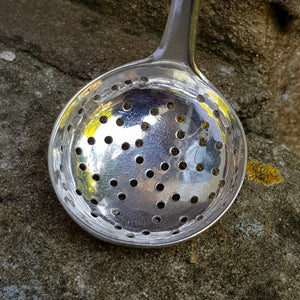 Sterling Silver Old English Pattern Spice Sifter Spoon Antique Georgian London Circa 1804