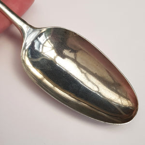 Sterling Silver Old English Pattern Low Mark Table Spoon T. Wallis Antique London circa 1772