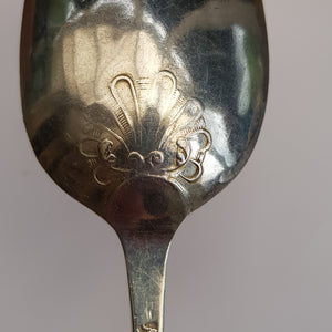 Sterling Silver Old English Pattern Low Mark Table Spoon T. Wallis Antique London circa 1772