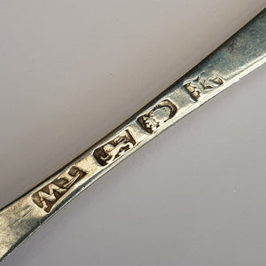 Sterling Silver Old English Pattern Low Mark Table Spoon T. Wallis Antique London circa 1772