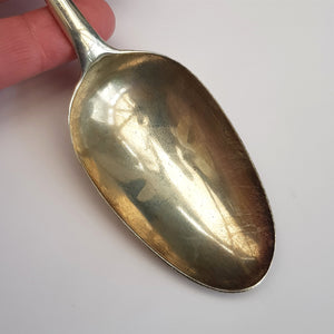 Sterling Silver Old English Pattern Low Mark Table Spoon S. Roby Georgian Antique London circa 1746