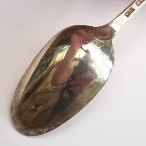 Sterling Silver Old English Pattern Low Mark Table Spoon S. Roby Georgian Antique London circa 1746