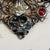 Austro Hungarian Silver Gem Stone Pearl Set Herald Angel Brooch Antique c1890