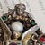 Austro Hungarian Silver Gem Stone Pearl Set Herald Angel Brooch Antique c1890