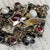 Austro Hungarian Silver Gem Stone Pearl Set Herald Angel Brooch Antique c1890