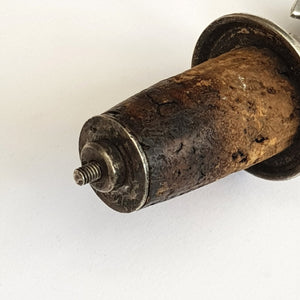 Sterling Silver Crux Terminal Bottle Stopper Sacrament Holy Water Antique Edwardian circa 1909