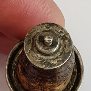Sterling Silver Crux Terminal Bottle Stopper Sacrament Holy Water Antique Edwardian circa 1909
