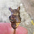 Rare Sterling Silver Gilt Grey Hound Head Stock Pin Antique Victorian Circa 1870