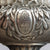 French Solid Silver Urn Style Foliate Repousse Detailed Desk Inkwell Antique circa 1890