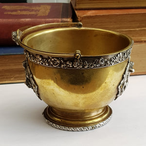 Elkington & Co Superb Silver & Gold Plated Centaur Cartouche Bucket Table Bowl circa 1876