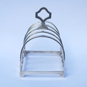 Sterling Silver Four Slice Toast Rack Vintage Birmingham Circa 1937