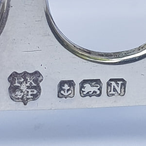 Sterling Silver Four Slice Toast Rack Vintage Birmingham Circa 1937
