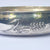 Italian Solid Silver Bread Bowl Harvest Wheat Sheaf Repousse Detailed Vintage circa 1960's