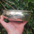 Italian Solid Silver Bread Bowl Harvest Wheat Sheaf Repousse Detailed Vintage circa 1960's