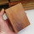 Superb Birds Eye Walnut Hand Carved Table Cigarette Box Antique Circa 1920's