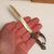 French Souvenir Novelty Mother Pearl Letter Opener Reimes Cathedral circa 1910