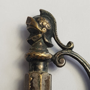 French Souvenir Novelty Mother Pearl Letter Opener Reimes Cathedral circa 1910
