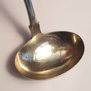 Irish Britannia Solid Silver Sauce Ladle Antique William IV Dublin circa 1832