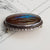 Sterling Silver Butterfly Wing Under Glass Cabochon Brooch Vintage Art Deco circa 1930