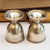 Soviet Russia Solid Silver Pair Of Egg Cups Vintage Circa 1960's